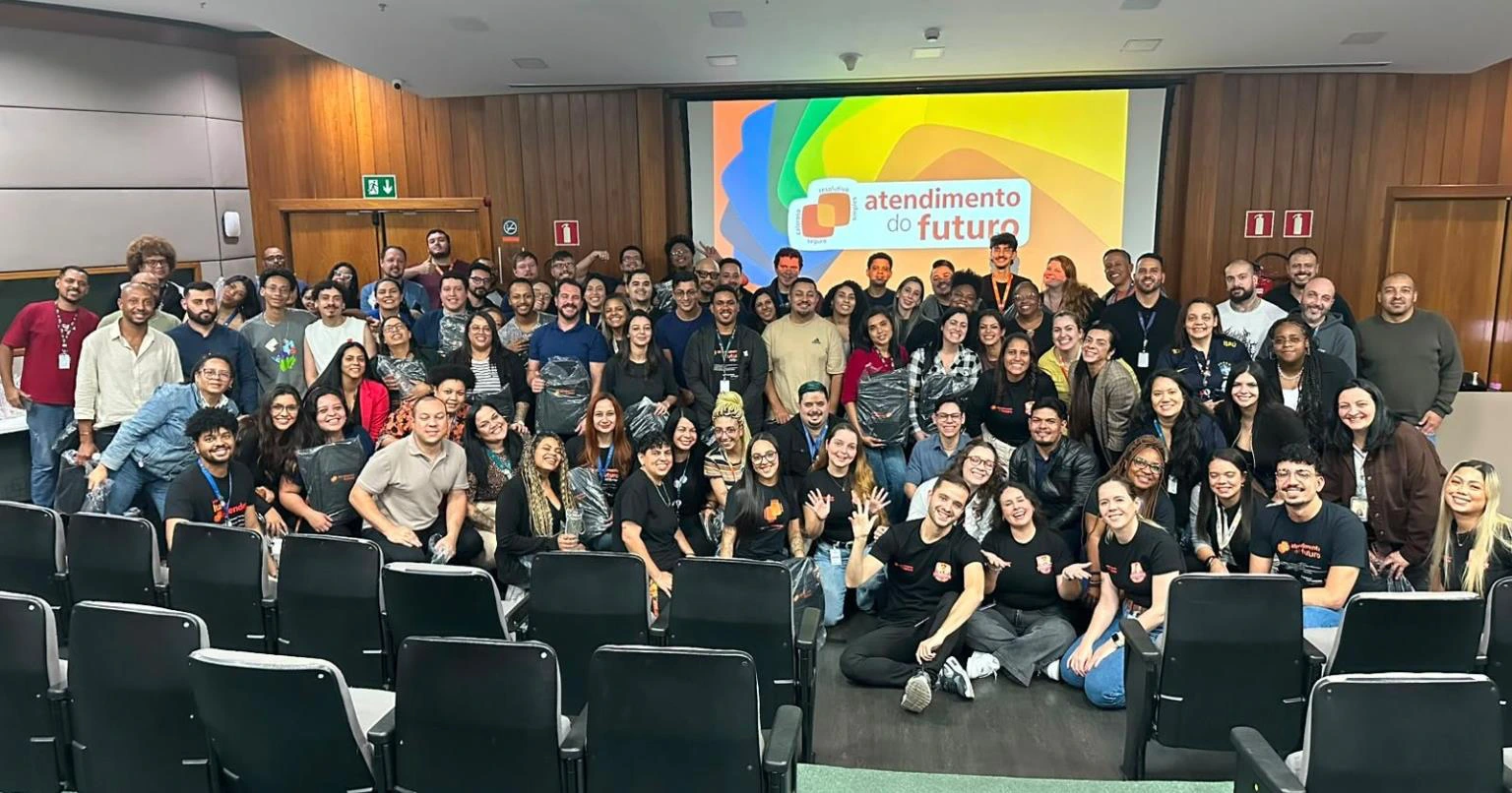 Grupo participante de uma iniciativa de cultura e atendimento