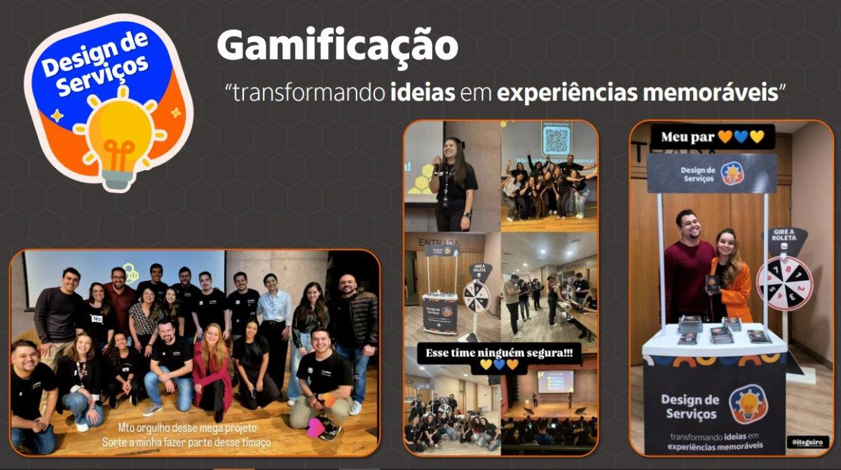 Gamificação aplicada a uma jornada de Design de Serviços